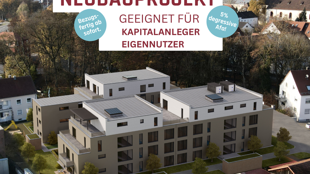 Neubauwohnung mit Balkon in gefragter Lage naher der Innenstadt!