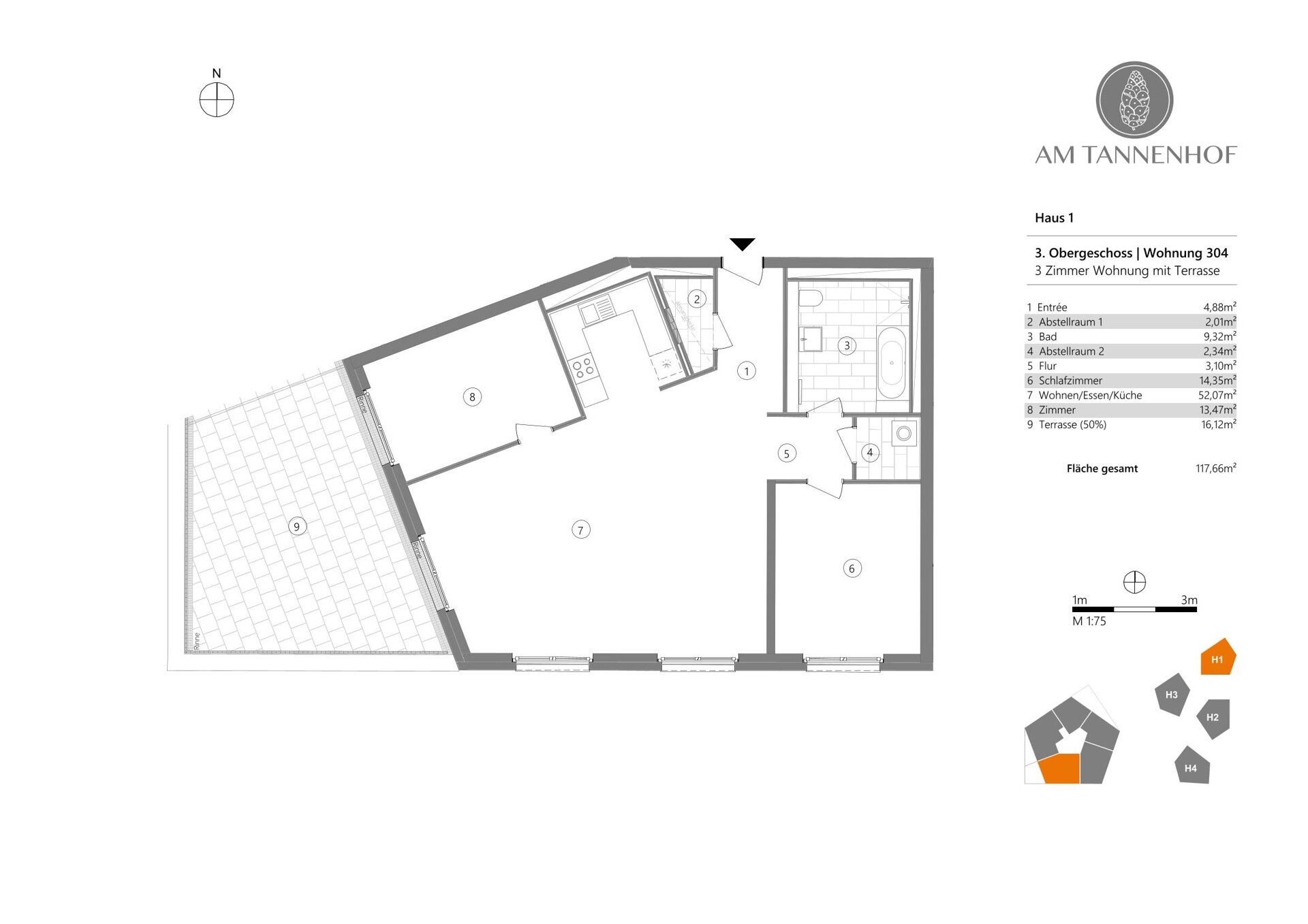 Wohnung zur Miete 1.665 € 3 Zimmer 117,3 m²<br/>Wohnfläche 3.<br/>Geschoss Baden-Baden - Kernstadt Baden-Baden 76530