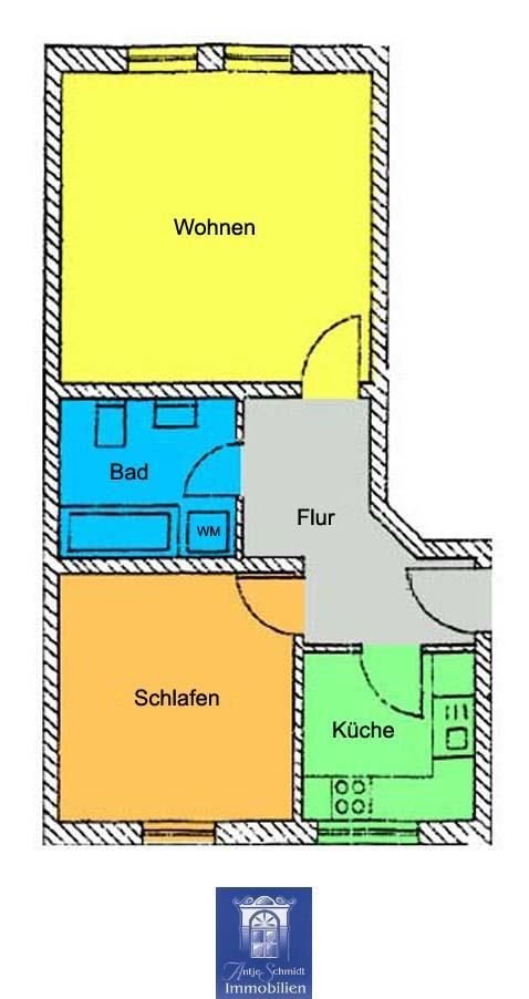 Wohnung zur Miete 325 € 2 Zimmer 50,8 m²<br/>Wohnfläche 15.12.2024<br/>Verfügbarkeit Meißen Meißen 01662