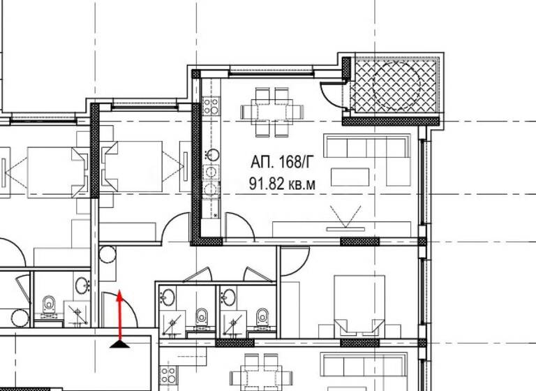 Studio zum Kauf 164.438 € 3 Zimmer 106,1 m² Sofia