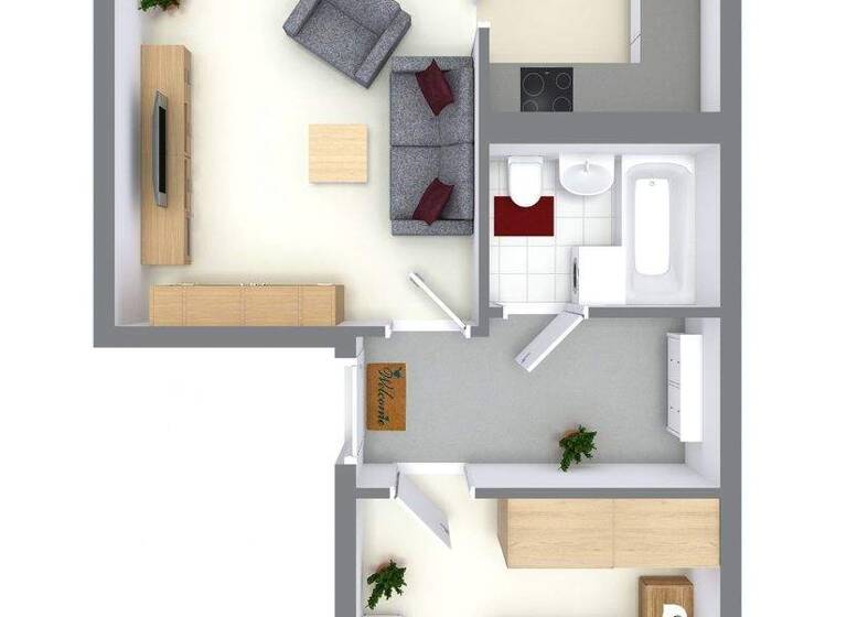 Wohnung zur Miete 311 € 2 Zimmer 56,6 m² 2. Geschoss Scultetusstr. 42 Königshufen Görlitz 02828
