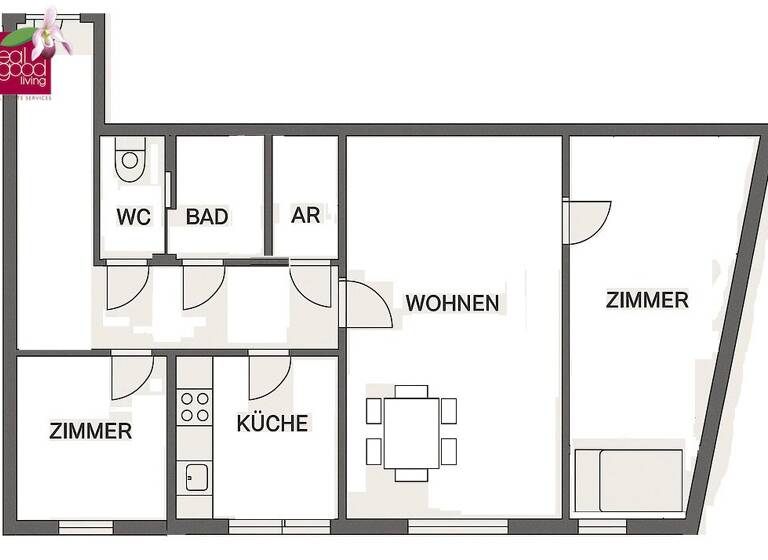 Studio zum Kauf 320.000 € 3 Zimmer 69,4 m² 1. Geschoss Wien 1200