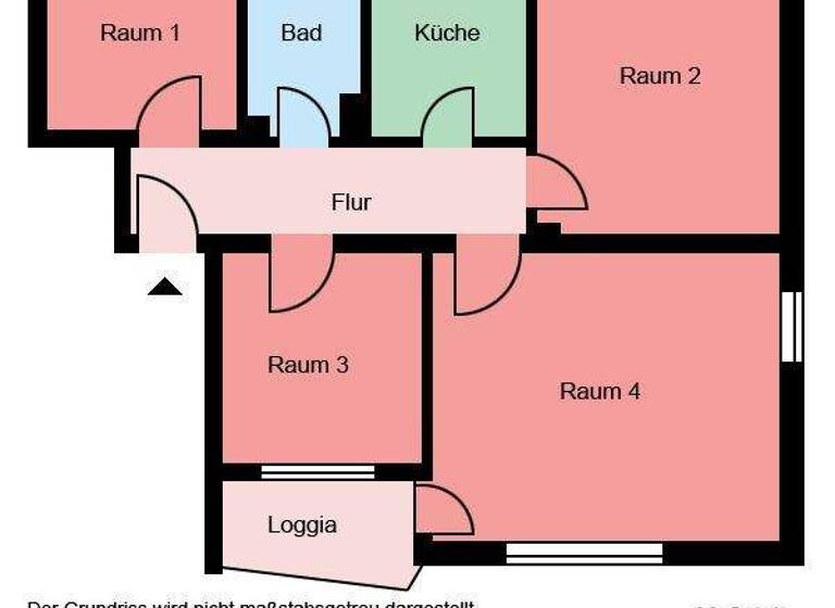 Wohnung zur Miete 449 € 4 Zimmer 67,2 m² EG Königsberger Straße 9 Lüdenscheid 58511