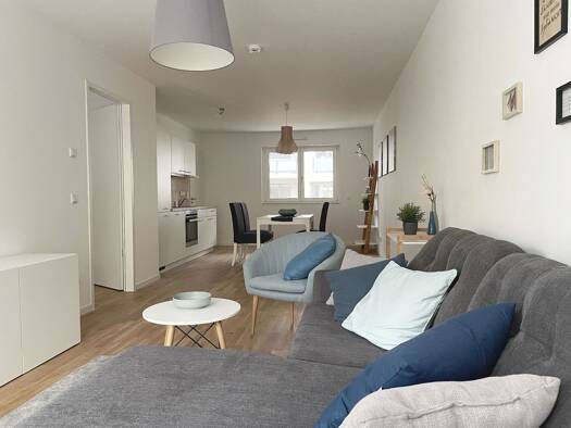Wohnung zur Miete 957 € 2 Zimmer 59,8 m² EG frei ab sofort Paul-Gossen-Straße 107 Erlangen-Süd Erlangen 91052