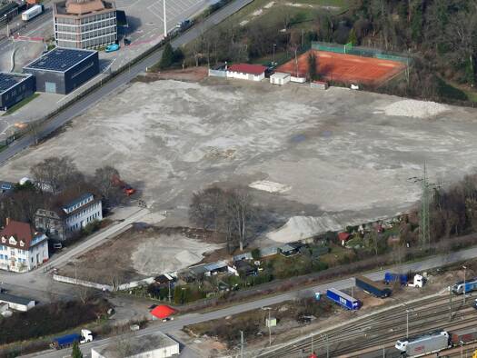 Gewerbepark zum Kauf provisionsfrei 2.000 m² Grundstück Baugenehmigung vorhanden Weidstraße 2 Friedlingen Weil am Rhein 79576