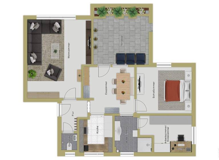 Wohnung zum Kauf 269.000 € 3 Zimmer 75 m² EG Weingartshof Ravensburg 88214