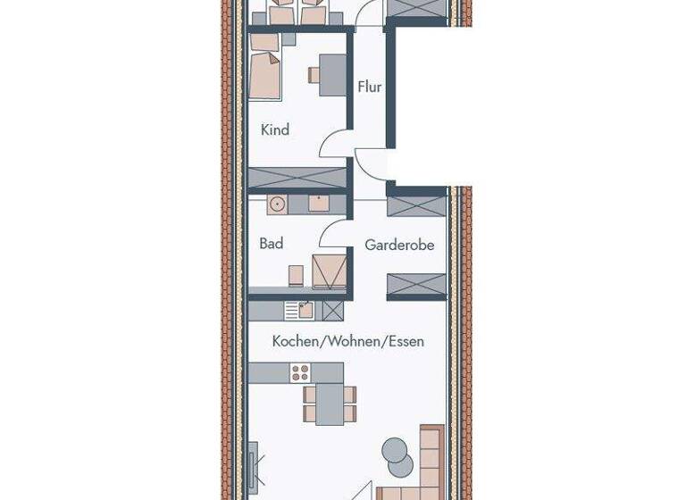 Wohnung zum Kauf - Erstbezug 406.000 € 3 Zimmer 74,5 m² 2. Geschoss Holzheim Neumarkt in der Oberpfalz / Holzheim 92318