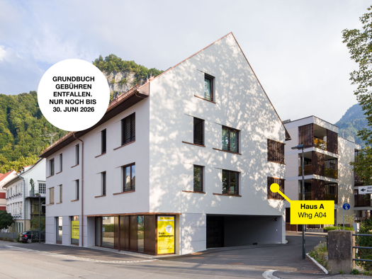 Terrassenwohnung zum Kauf - Erstbezug 544.000 € 3 Zimmer 78,3 m² 1. Geschoss Am Emsbach 3 Hohenems 6845