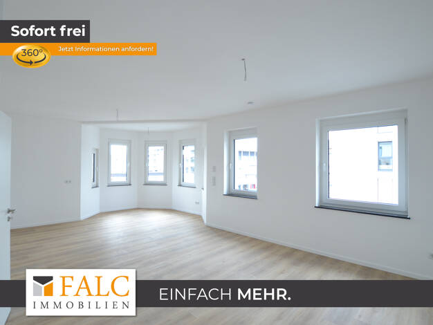 Wohnung zur Miete 1.000 € 2 Zimmer 63,5 m² 3. Geschoss frei ab sofort Südstadt Fürth 90763