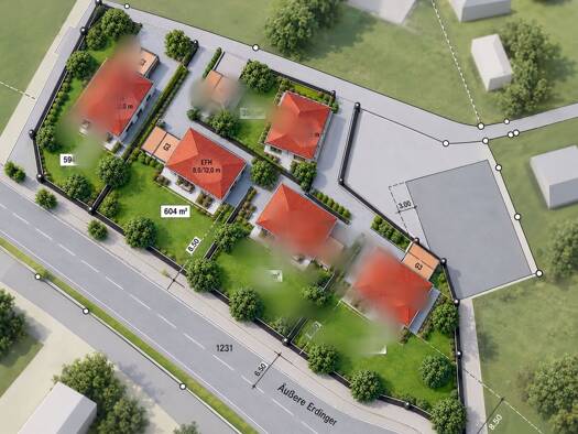 Grundstück zum Kauf 359.000 € 604 m² Grundstück Äußere Erdinger Straße 2 Dorfen Dorfen 84405