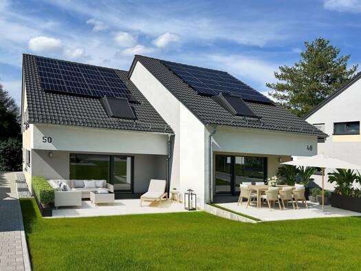 Doppelhaushälfte zum Kauf - Neubau provisionsfrei 755.000 € 5 Zimmer 151 m² 332 m² Grundstück Friedrichstraße 50 Kirchheim am Neckar 74366