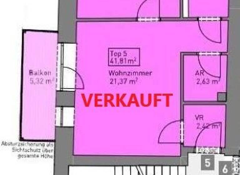 Wohnung zum Kauf - Erstbezug 313.500 € 2 Zimmer 41,8 m² Salzburg Salzburg(Stadt) 5020