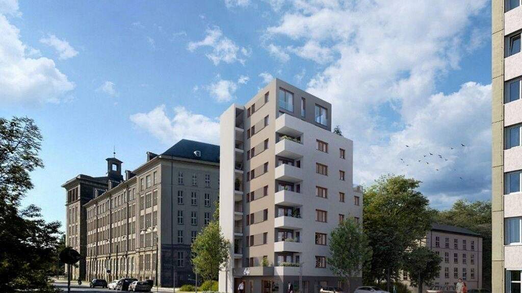 Wohnung zum Kauf - Erstbezug provisionsfrei 398.000 € 2 Zimmer 57 m² 6. Geschoss Südvorstadt-Ost Dresden / Südvorstadt-West 01069