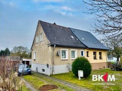 Doppelhaushälfte zum Kauf 85.000 € 3 Zimmer 74 m² 1.201 m² Grundstück frei ab sofort Langenhanshagen Trinwillershagen 18320