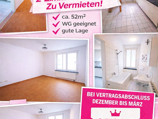 Wohnung zur Miete 310 € 2 Zimmer 51,6 m² EG frei ab sofort Zschopauer Straße 133 Lutherviertel Chemnitz 09126