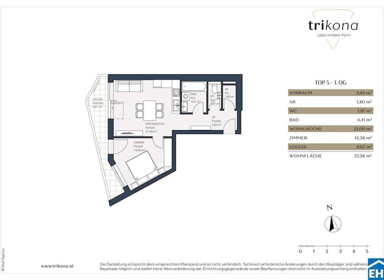 Wohnung zum Kauf 319.000 € 2 Zimmer 48,3 m² 1. Geschoss Wien 1110