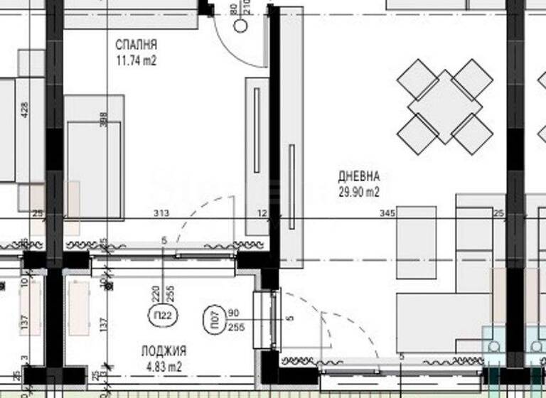 Studio zum Kauf 161.250 € 2 Zimmer 73,4 m² Sofia