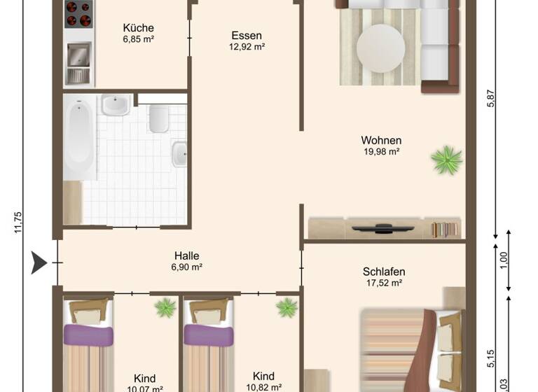 WG-Zimmer zum Kauf 337.000 € 4,5 Zimmer 93,5 m² Herten Rheinfelden 79618