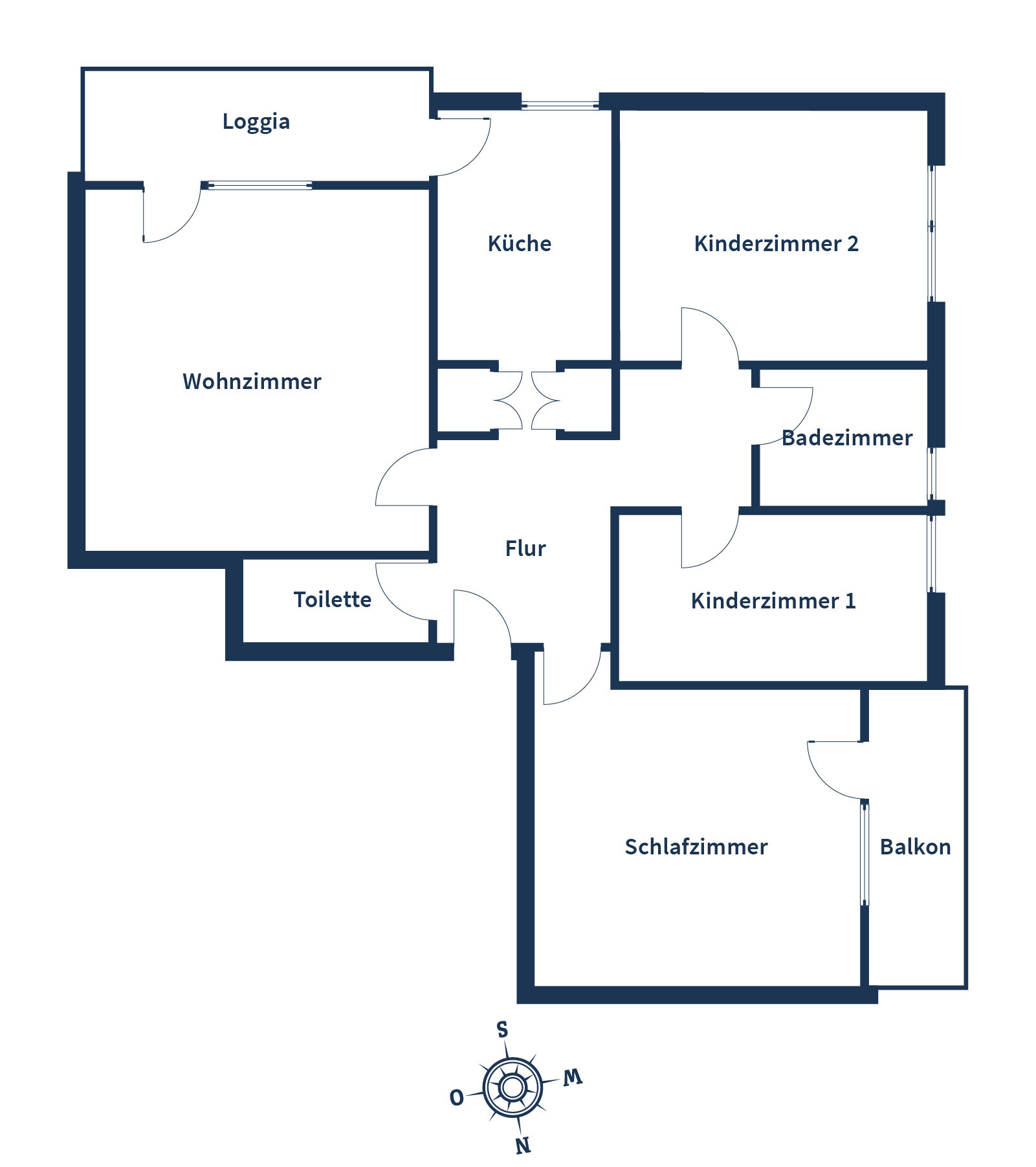 Wohnung zum Kauf 277.000 € 4 Zimmer 92,9 m²<br/>Wohnfläche 3.<br/>Geschoss Nagold Nagold 72202