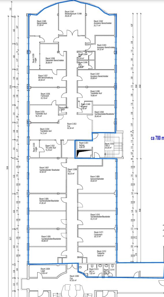 Bürofläche zur Miete provisionsfrei 8 € 8 Zimmer 700 m²<br/>Bürofläche ab 380 m²<br/>Teilbarkeit An der Markthalle 3-5 Zentrum 015 Chemnitz 09111