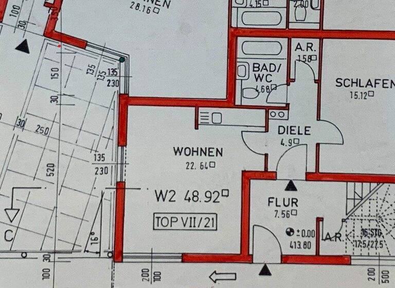 Wohnung zur Miete 850 € 2 Zimmer 49 m² Salzburg 5020