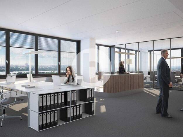 Bürogebäude zur Miete 19 € 795 m² Bürofläche Barmbek-Süd Hamburg 22083
