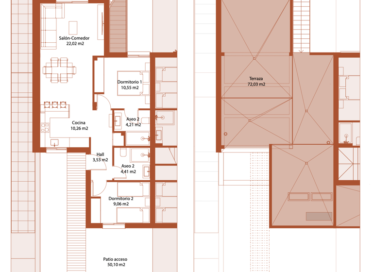 Reihenmittelhaus zum Kauf 229.000 € 3 Zimmer 76 m² 137 m² Grundstück frei ab sofort Murcia 30155