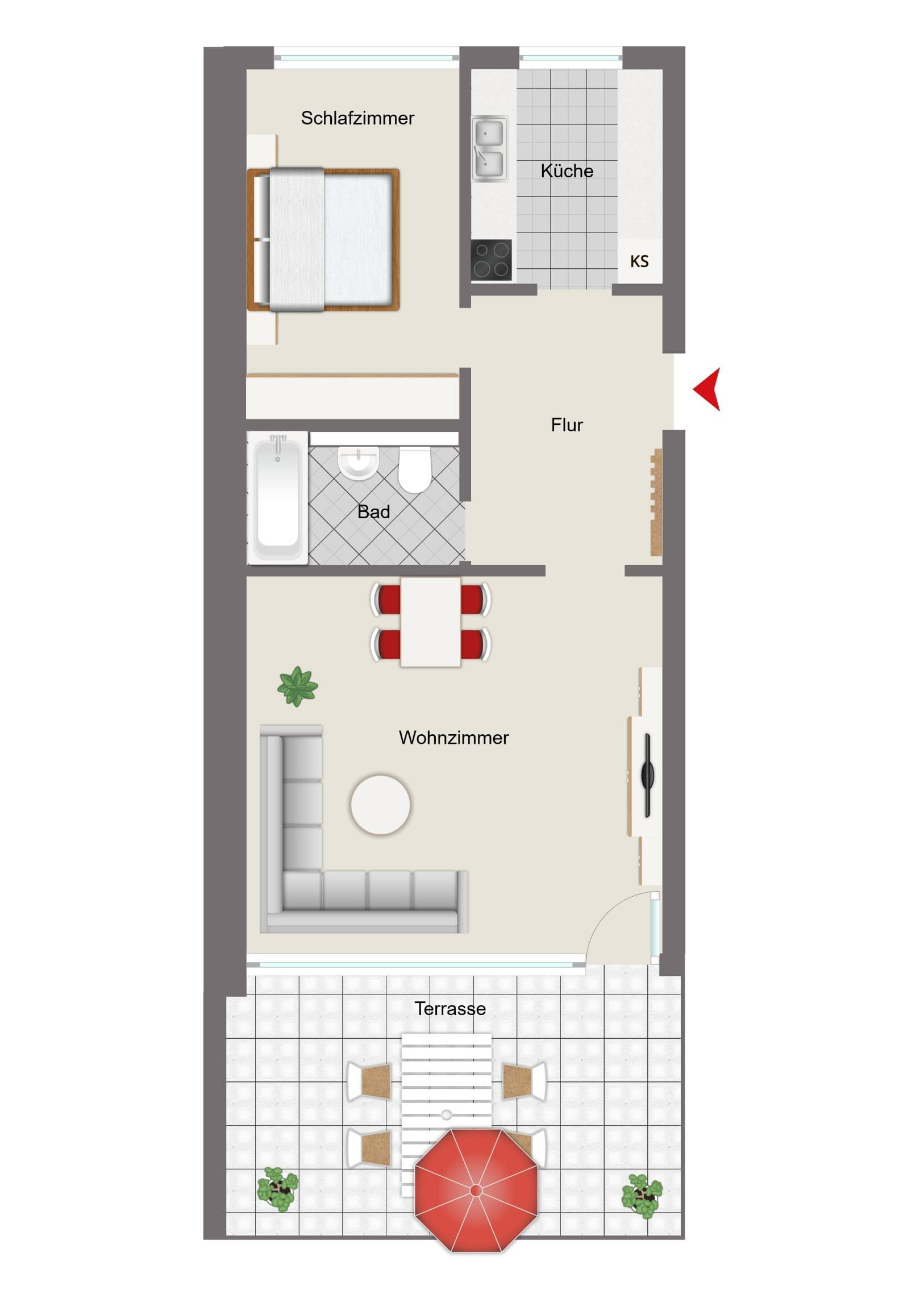 Wohnung zum Kauf 129.000 € 2 Zimmer 61 m²<br/>Wohnfläche ab sofort<br/>Verfügbarkeit Gößweinstein Gößweinstein 91327