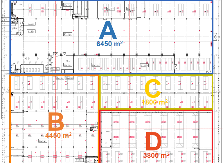 Halle/Industriefläche zur Miete provisionsfrei 3.800 m² Lagerfläche teilbar von 200 m² bis 3.800 m² Siemensstadt Berlin 13599
