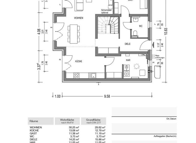Haus zum Kauf provisionsfrei 662.700 € 5 Zimmer 169 m² 1.120 m² Grundstück Hauptstraße Wittorf 21357