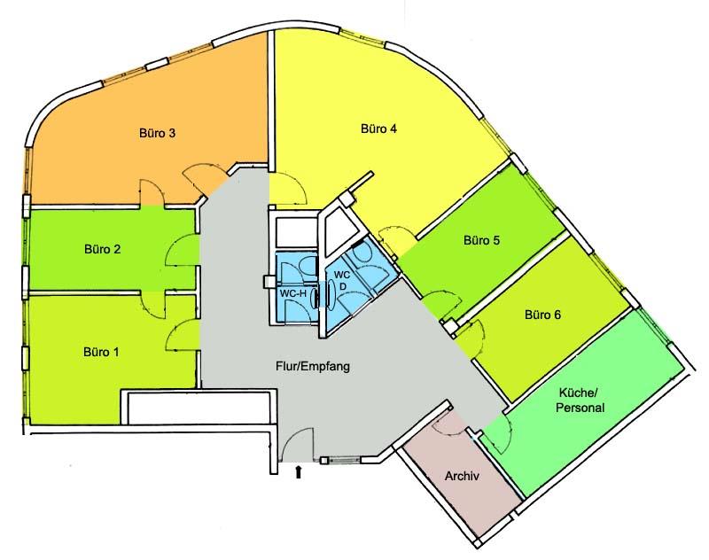 Bürofläche zur Miete provisionsfrei 2.400 € 6 Zimmer 200 m²<br/>Bürofläche ab 200 m²<br/>Teilbarkeit Pieschen-Süd (Torgauer Str.) Dresden 01127