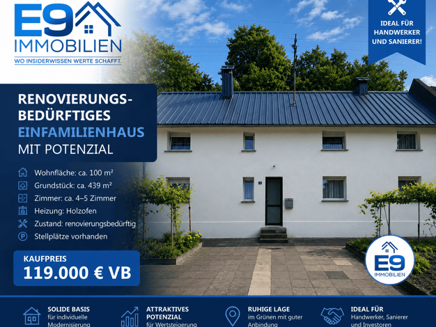 Einfamilienhaus zum Kauf 119.000 € 5 Zimmer 100 m² 439 m² Grundstück Almersbach 57610