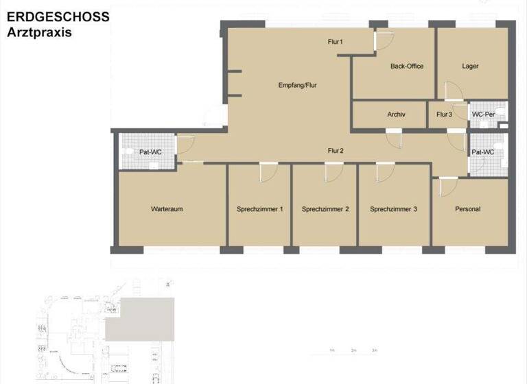 Praxis zum Kauf - Erstbezug 700.000 € 166 m² Bürofläche Nieder-Roden Rodgau 63110