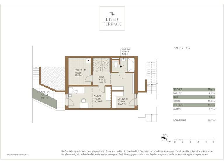 Einfamilienhaus zum Kauf - Erstbezug 989.000 € 5 Zimmer 169,2 m² Wien 1190