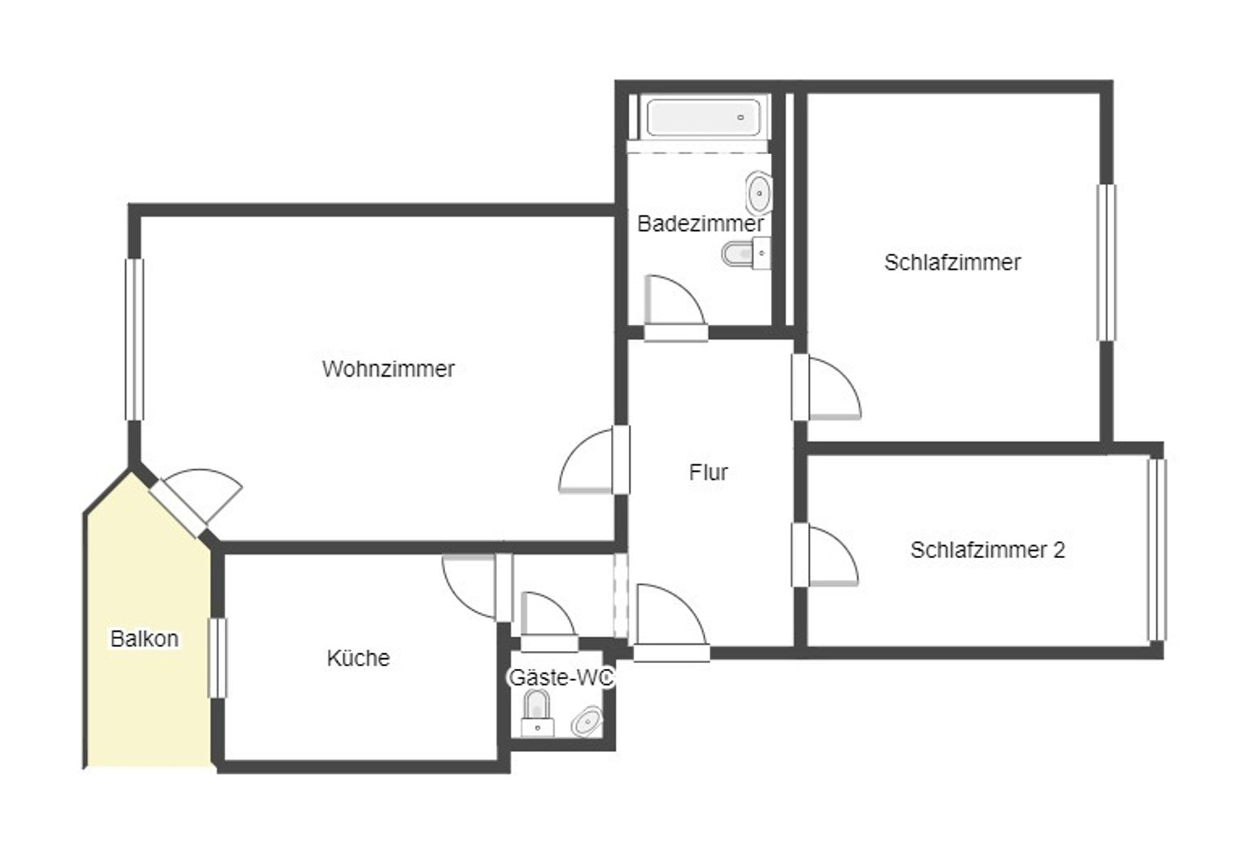 Immobilie zum Kauf als Kapitalanlage geeignet 229.900 € 3 Zimmer 81,6 m²<br/>Fläche Velten 16727