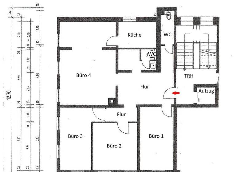 Büro zur Miete 4 Zimmer 105 m² Bürofläche Tuttlingen 78532