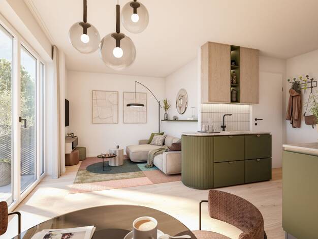 Studio zum Kauf - Erstbezug provisionsfrei 326.900 € 1 Zimmer 26,9 m² EG Feldmoching-Hasenbergl München 80995