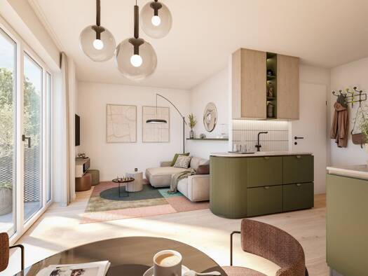 Wohnung zum Kauf - Erstbezug provisionsfrei 326.900 € 1 Zimmer 26,9 m² EG Feldmoching-Hasenbergl München 80995