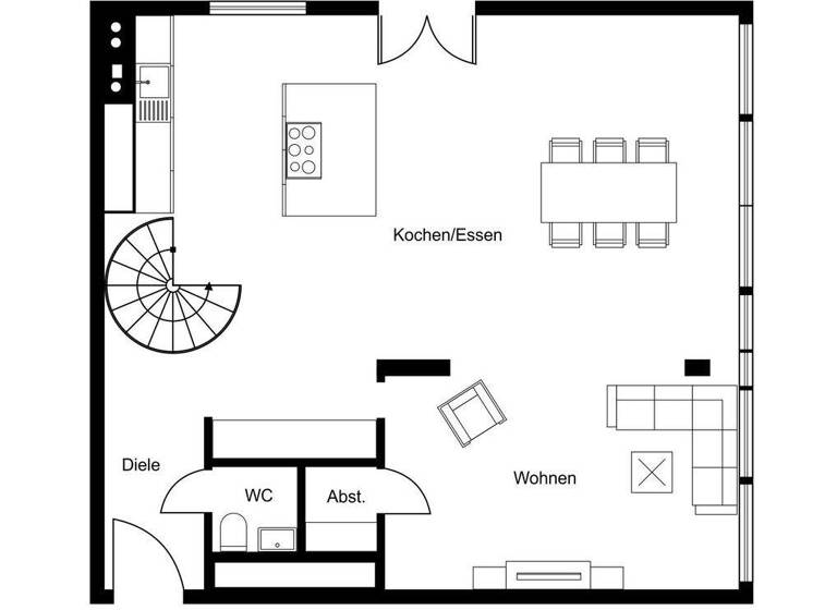 Maisonette zum Kauf 749.000 € 2 Zimmer 131 m² frei ab sofort Zentrum Bonn 53117