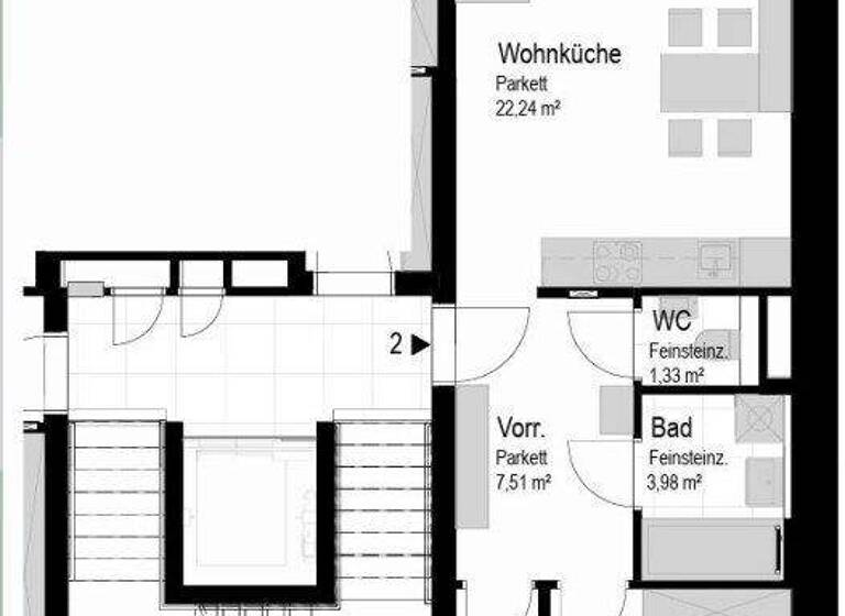 Wohnung zum Kauf 320.000 € 3 Zimmer 58,8 m² 1. Geschoss Altmannsdorfer Straße 188 Wien 1230