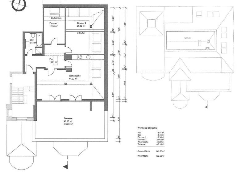 Terrassenwohnung zum Kauf 649.000 € 3 Zimmer 122 m² Geschoss 3/3 Gustav-Adolf-Straße 13 Zentrum-Nordwest Leipzig 04105