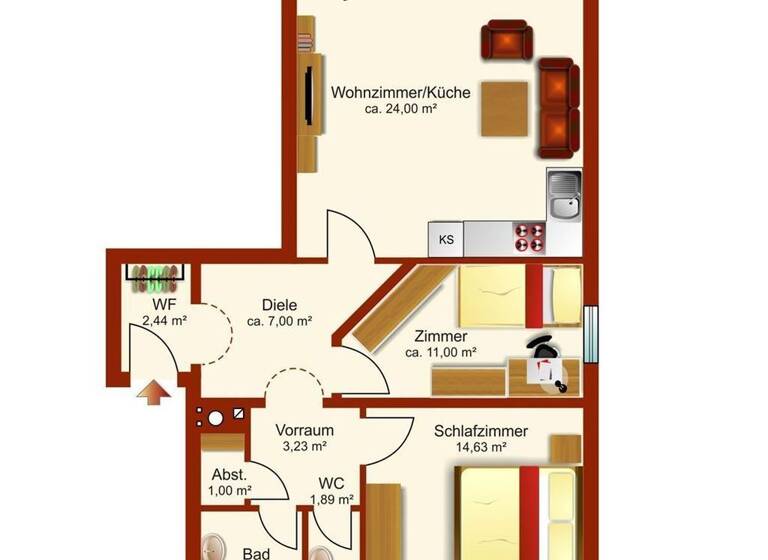 Wohnung zum Kauf als Kapitalanlage geeignet 459.000 € 3 Zimmer 75 m² Partenkirchen Garmisch-Partenkirchen 82467