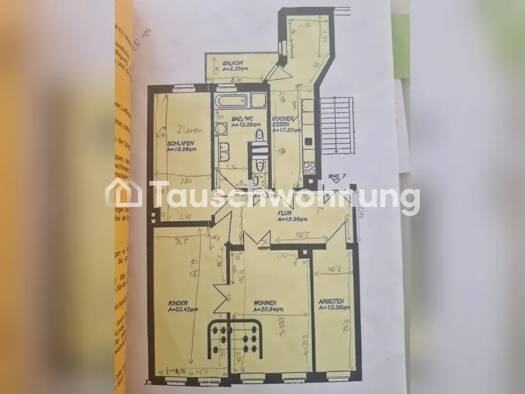 Wohnung zur Miete Tauschwohnung 1.299 € 4 Zimmer 120 m² 3. Geschoss Zentrum-Nord Mitte 04105