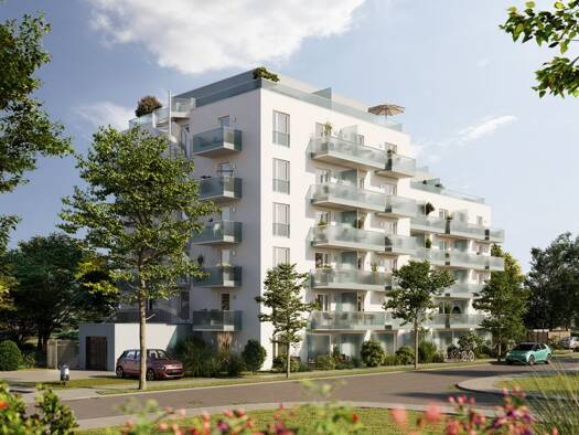 Wohnung zur Miete 540 € 1 Zimmer 22,8 m² Geschoss 5/6 frei ab sofort Hochfeld Augsburg 86159