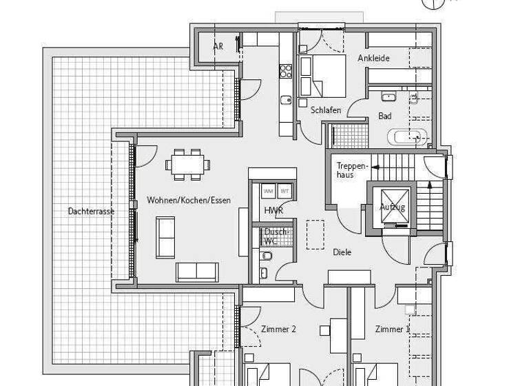 Penthouse zum Kauf provisionsfrei 970.000 € 4 Zimmer 164 m² Geschoss 3/3 frei ab sofort In den Nußgärten 6 Nieder-Mörlen Bad Nauheim 61231