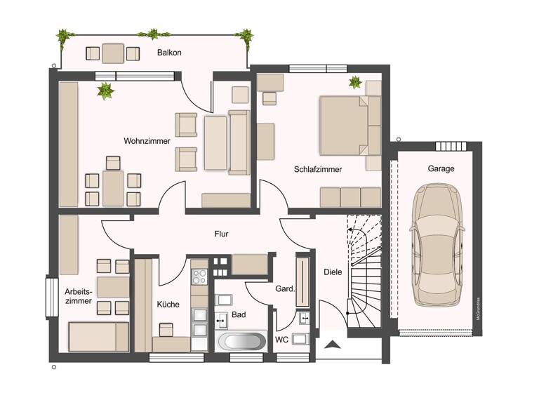 Mehrfamilienhaus zum Kauf 595.000 € 8 Zimmer 184,5 m² 323 m² Grundstück Neckargartach HN-Neckargartach 74078