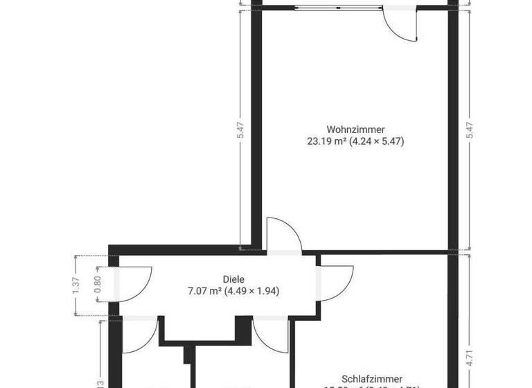 Wohnung zum Kauf 199.900 € 2 Zimmer 59,5 m² 1. Geschoss Neu-Isenburg 63263