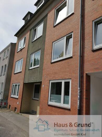 Wohnung zur Miete 510 € 2 Zimmer 50 m² Dachgeschoss, 3. Geschoss frei ab sofort Rendsburger Landstraße 48 Hassee Bezirk 4 Kiel 24113
