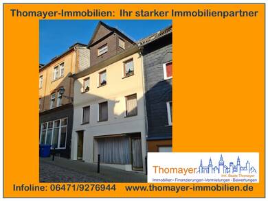 Haus zum Kauf 129.000 € 12 Zimmer 200 m² 112 m² Grundstück frei ab sofort Weilburg Weilburg 35781