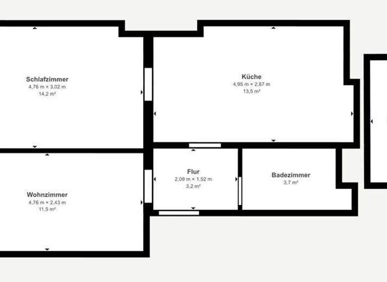 Wohnung zum Kauf provisionsfrei 89.600 € 2 Zimmer 50 m² Neue Neustadt Magdeburg / Neue Neustadt 39124